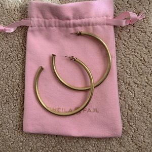 Large Sheila Fajl hoops